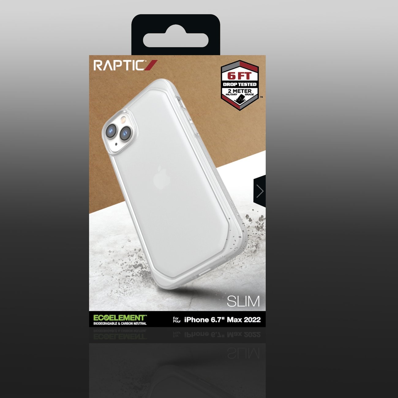 Raptic X-Doria Slim Case iPhone 14 Plus bagcover klar