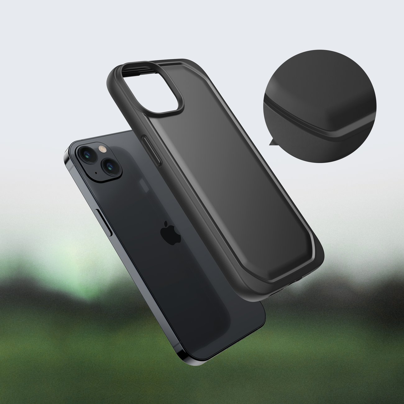 Raptic X-Doria Slim Case iPhone 14 Plus bagcover sort