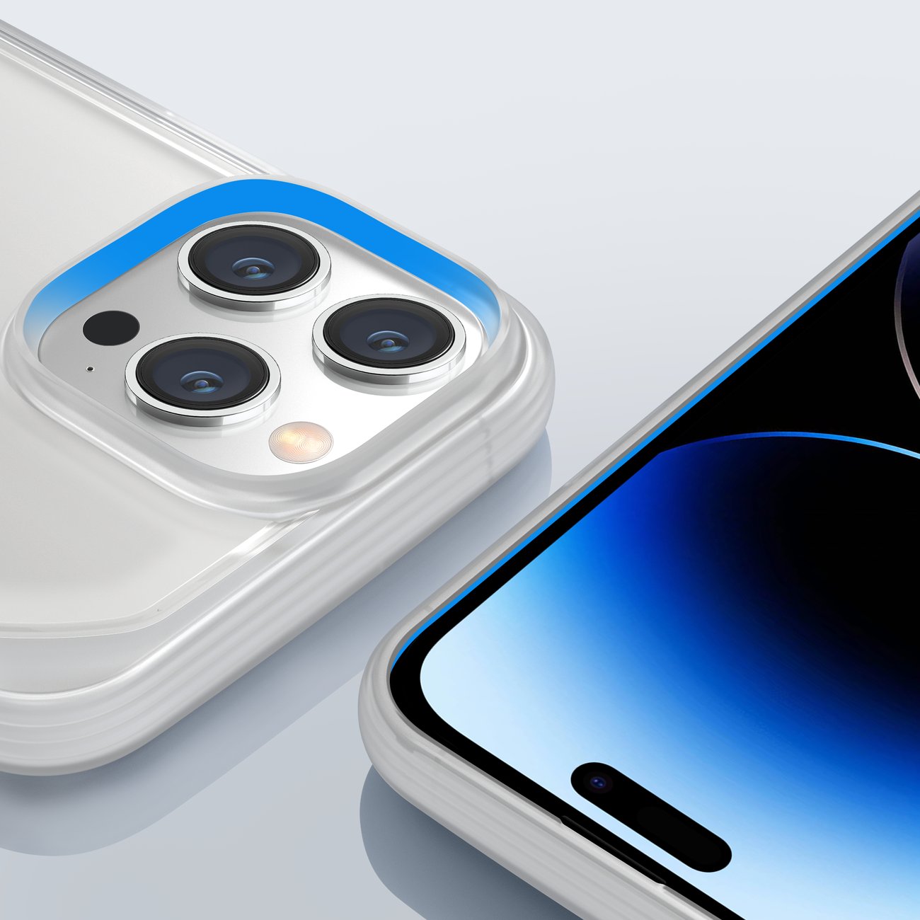 Raptic X-Doria Slim Case iPhone 14 Pro Max bagbeklædning gennemsigtig