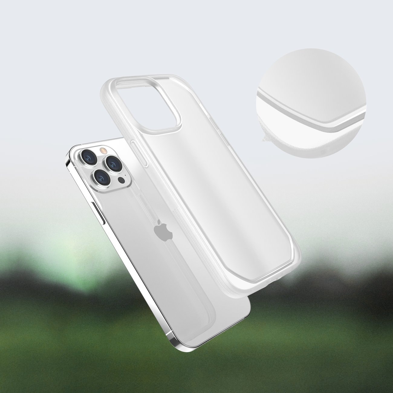 Raptic X-Doria Slim Case iPhone 14 Pro Max bagbeklædning gennemsigtig