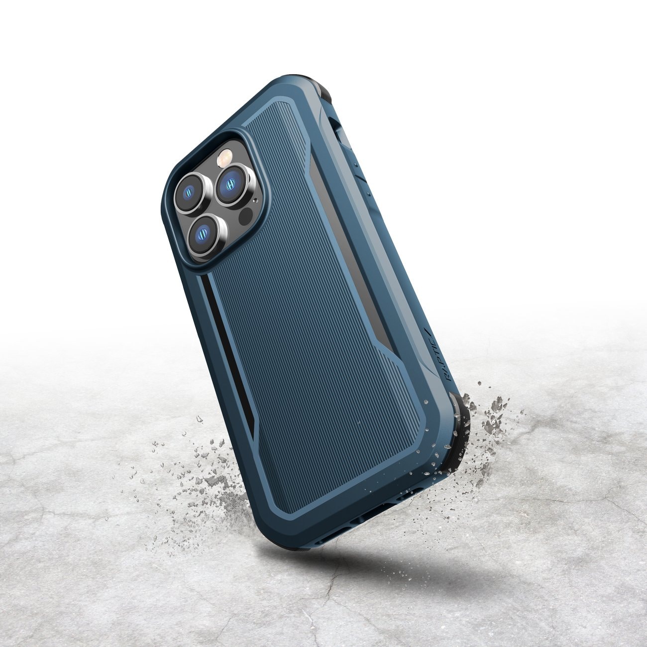 Raptic X-Doria Fort Case iPhone 14 Pro med MagSafe pansret blåt cover