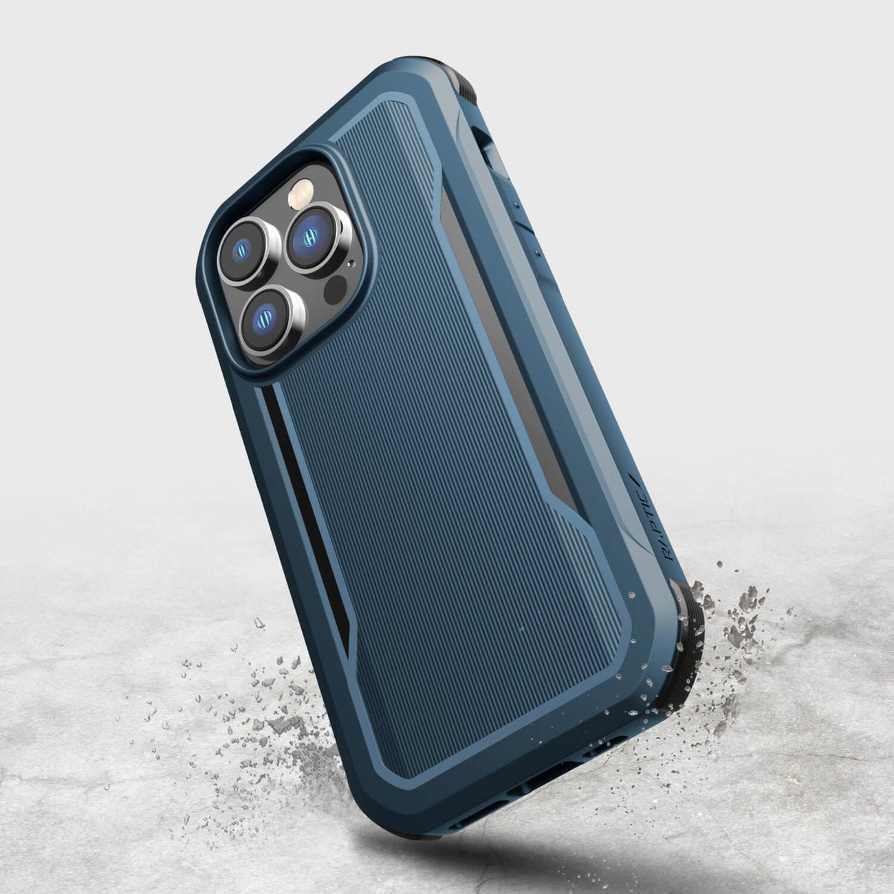 Raptic X-Doria Fort Case iPhone 14 Pro med MagSafe pansret blåt cover