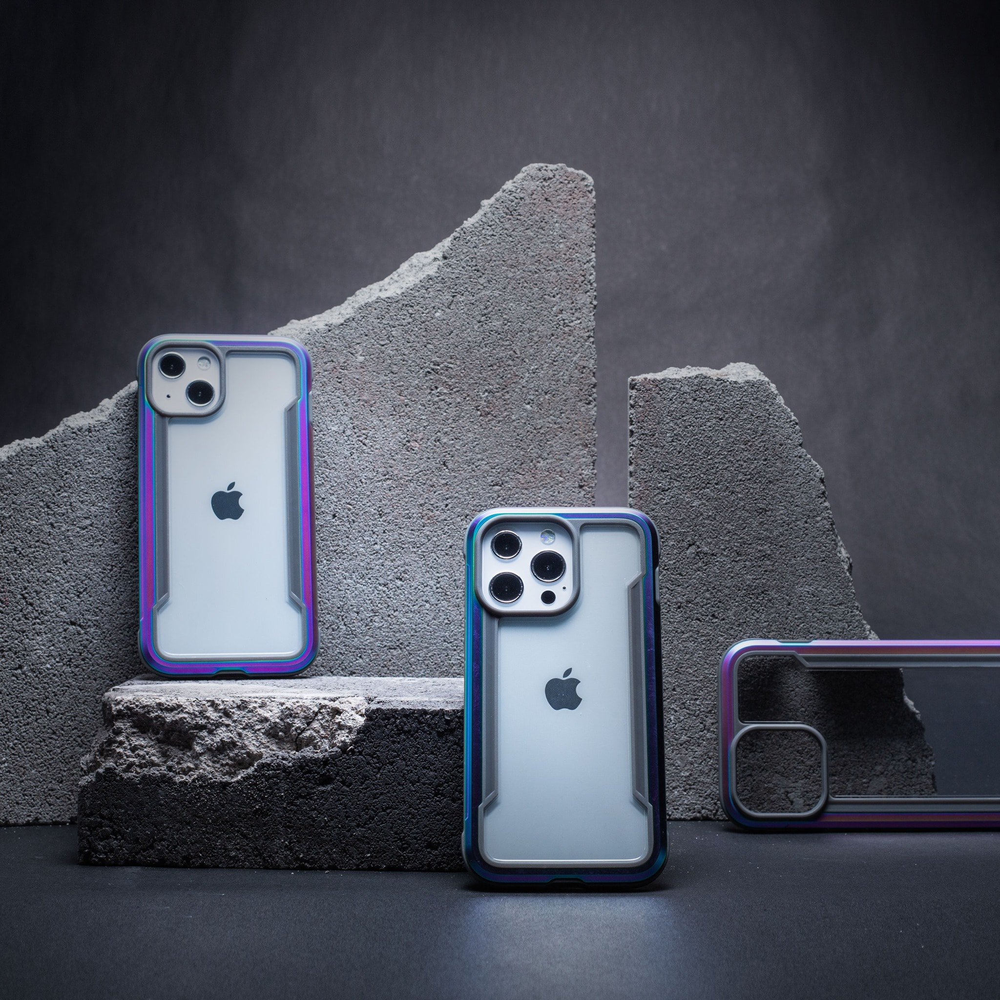 Raptic X-Doria Shield Case iPhone 14 Plus pansret cover blå