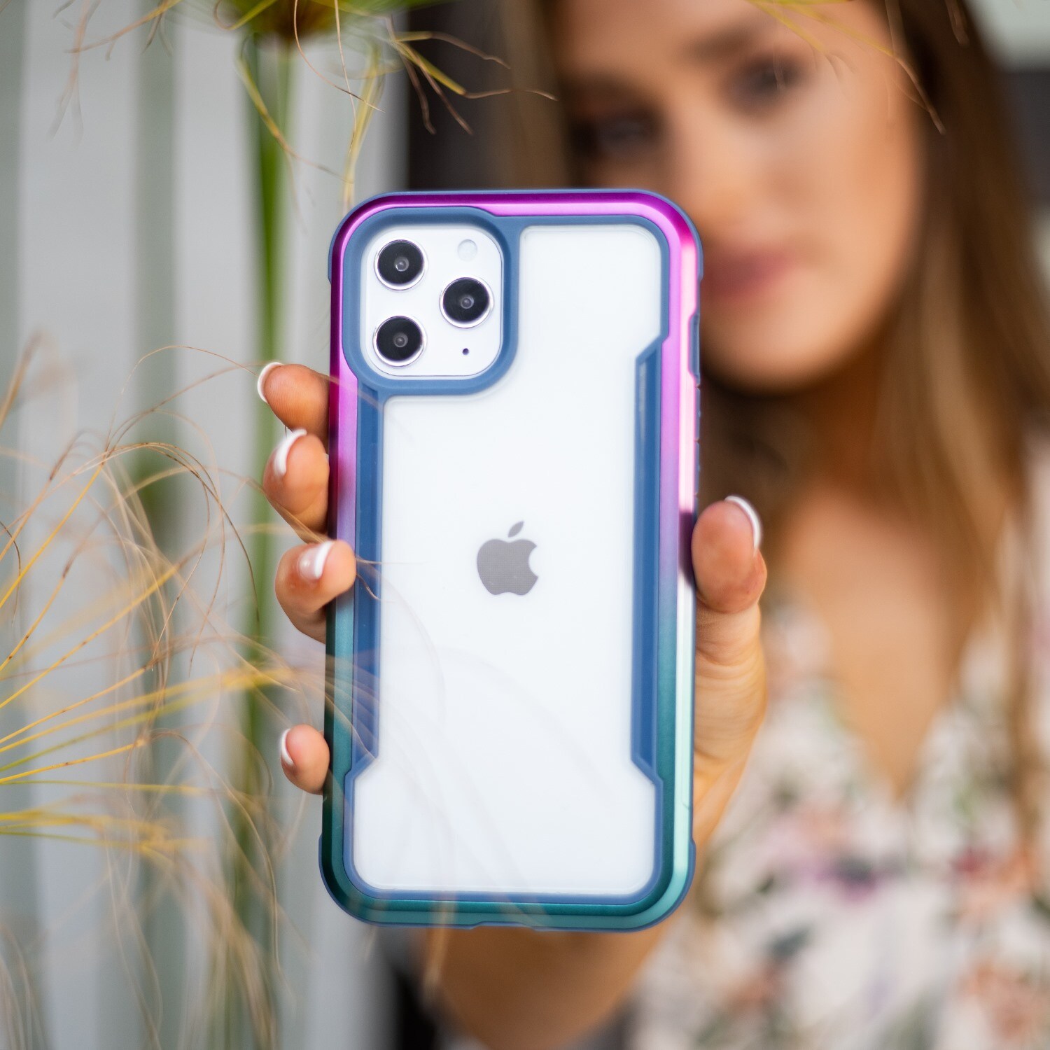 Raptic X-Doria Shield Case iPhone 14 Pro pansret cover blå