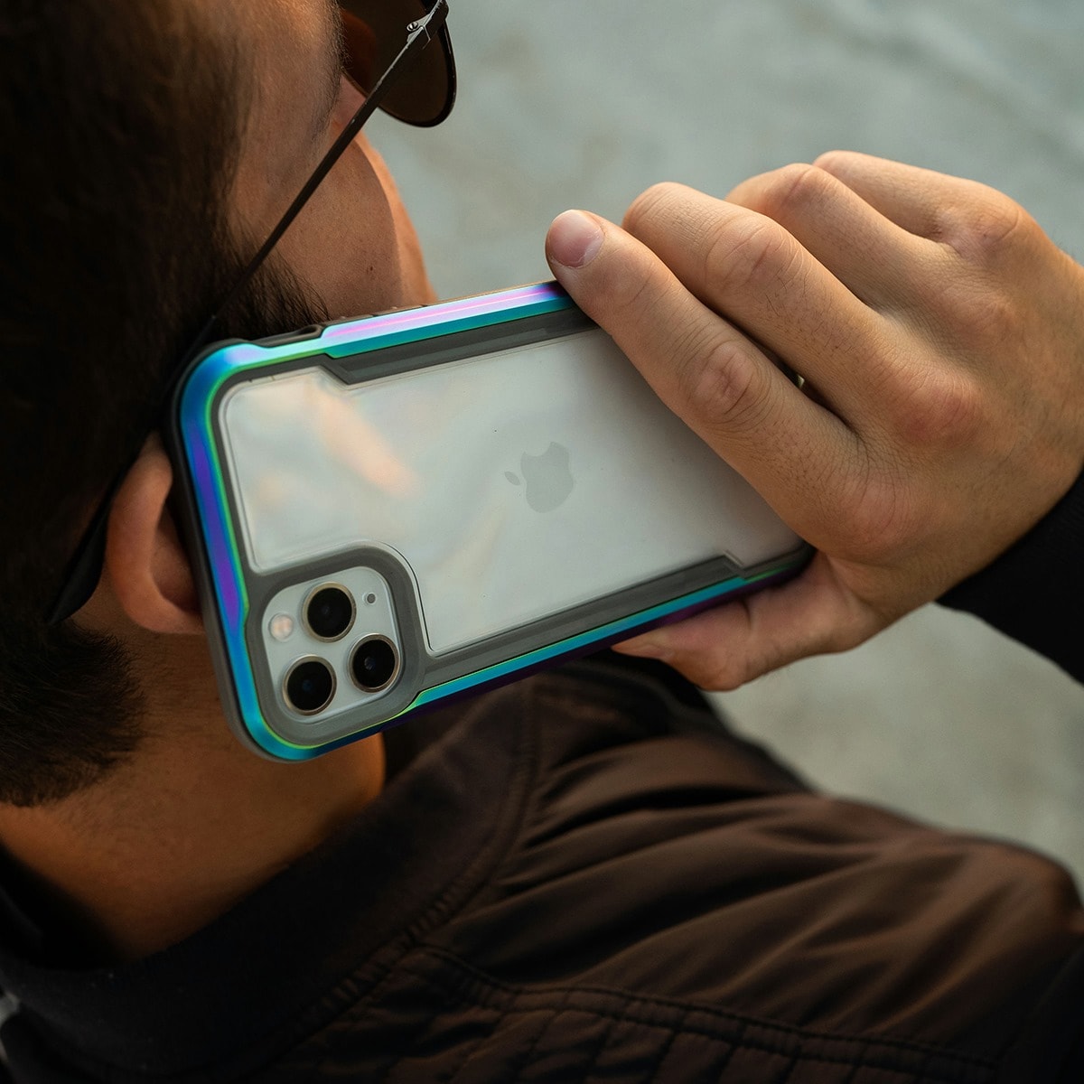 Raptic X-Doria Shield Case iPhone 14 Pro Max pansret cover sort