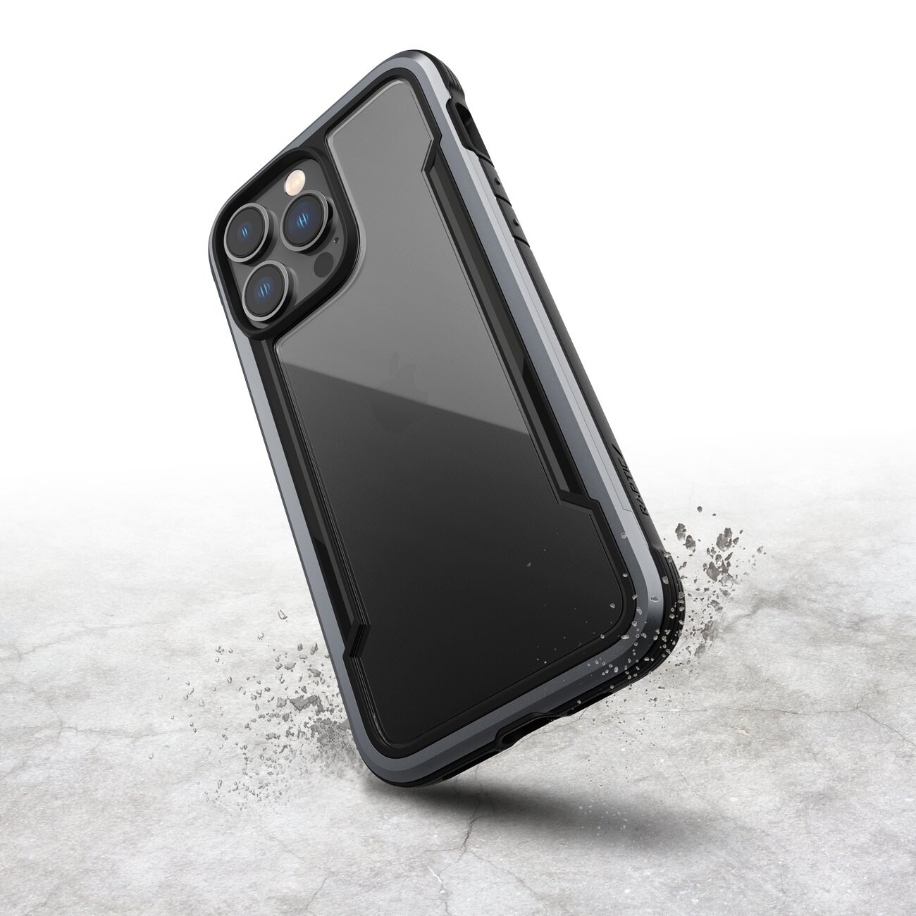 Raptic X-Doria Shield Case iPhone 14 Pro Max pansret cover sort