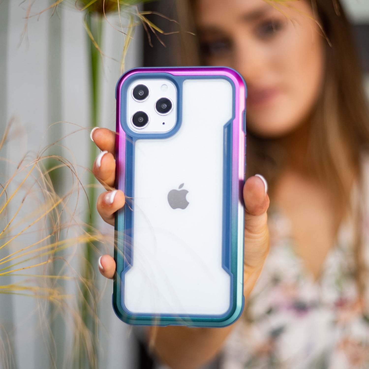 Raptic X-Doria Shield Case iPhone 14 Pro Max pansret cover blå
