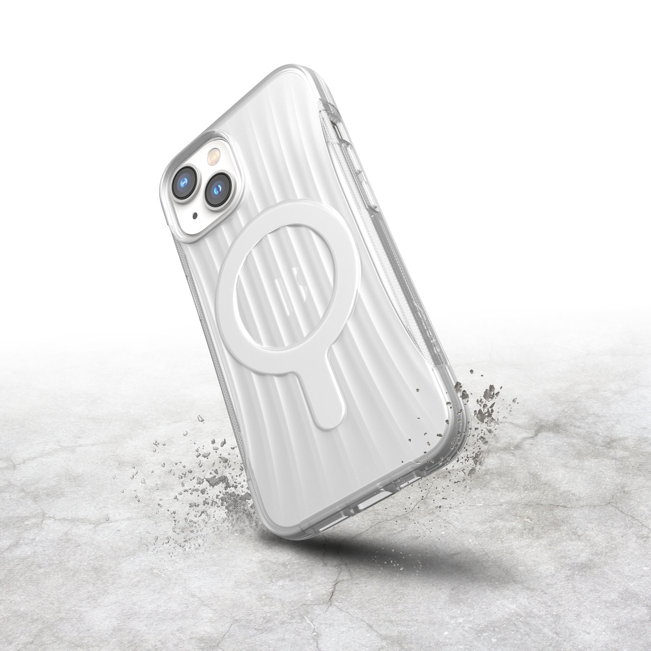 Raptic X-Doria Clutch Case iPhone 14 med MagSafe-bagcover transparent