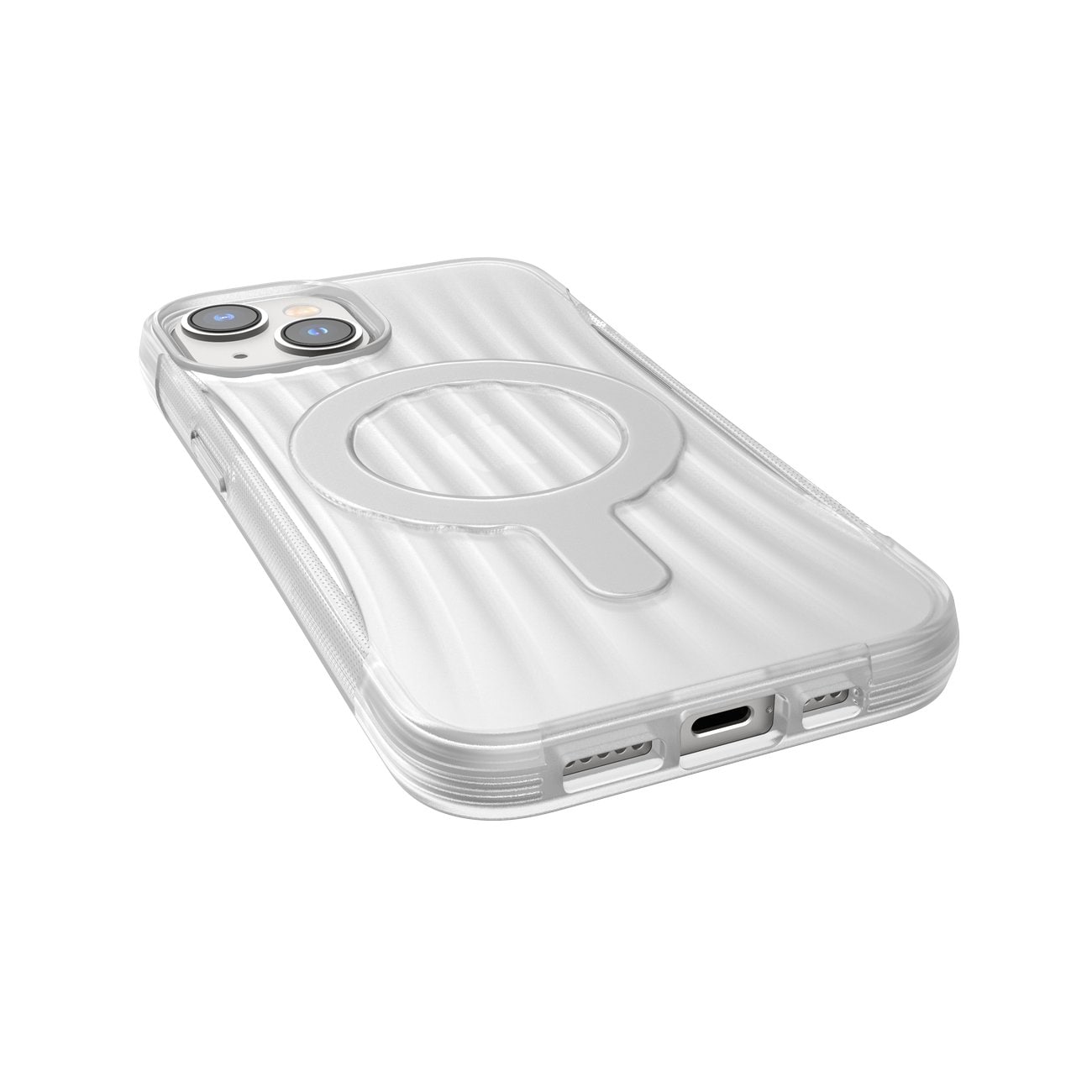 Raptic X-Doria Clutch Case iPhone 14 med MagSafe-bagcover transparent