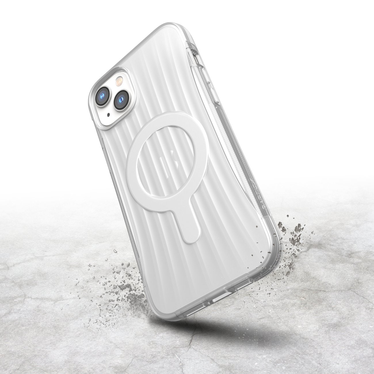 Raptic X-Doria Clutch Case iPhone 14 Plus med MagSafe-bagcover transparent