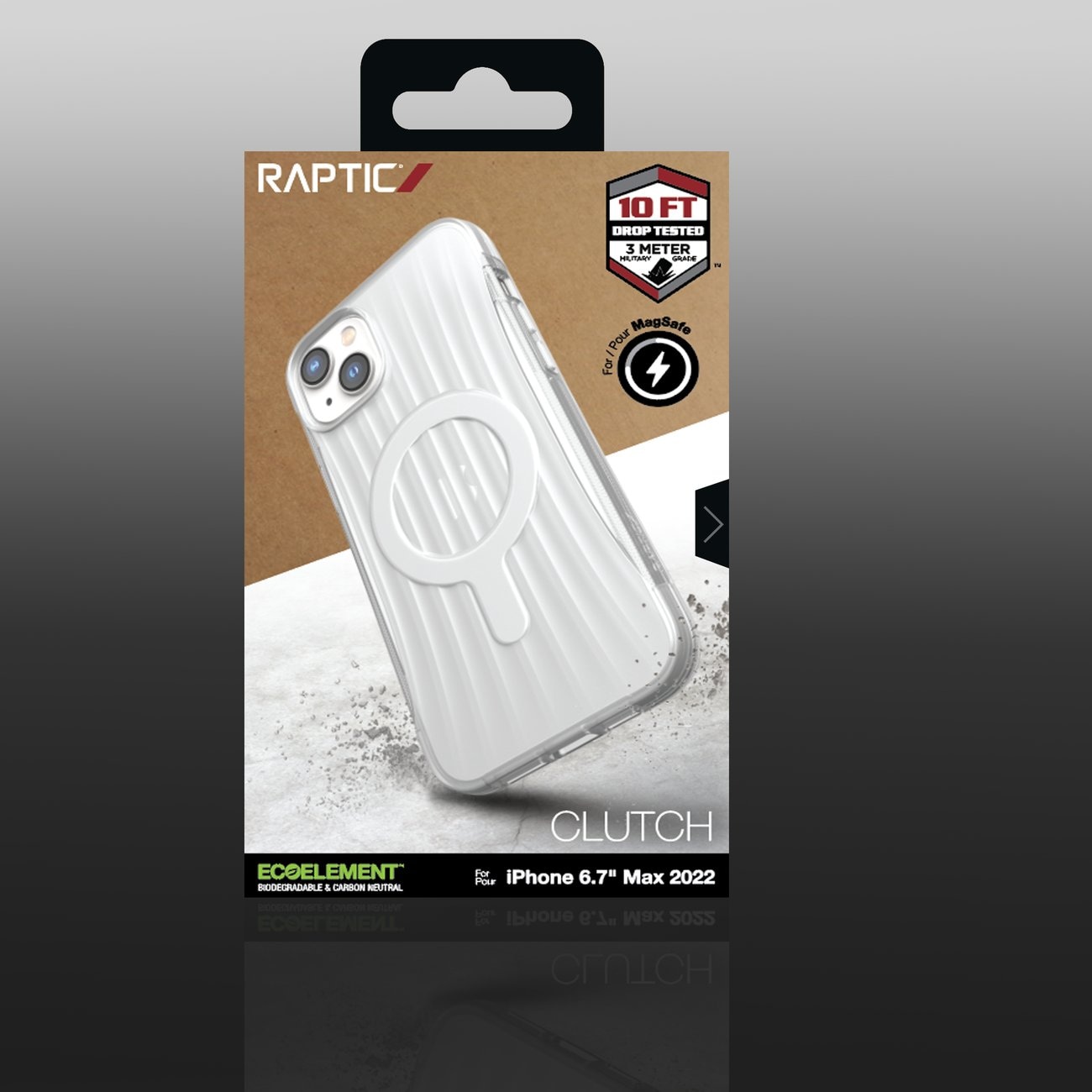 Raptic X-Doria Clutch Case iPhone 14 Plus med MagSafe-bagcover transparent
