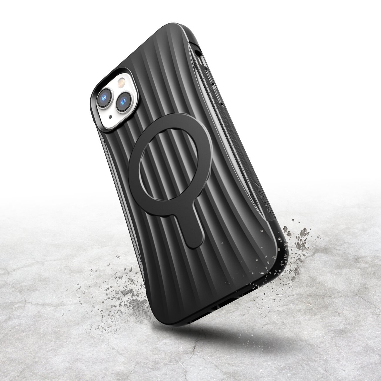 Raptic X-Doria Clutch Case iPhone 14 Plus med MagSafe-bagcover sort