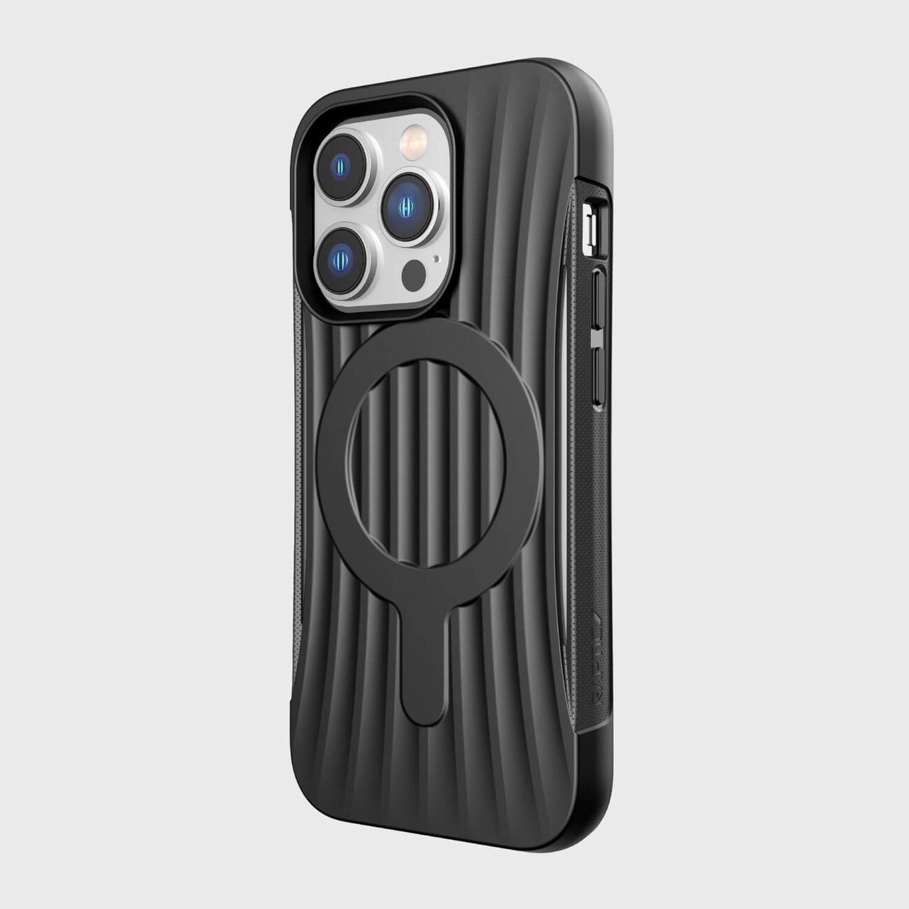 Raptic X-Doria Clutch Case iPhone 14 Pro med MagSafe-bagcover sort