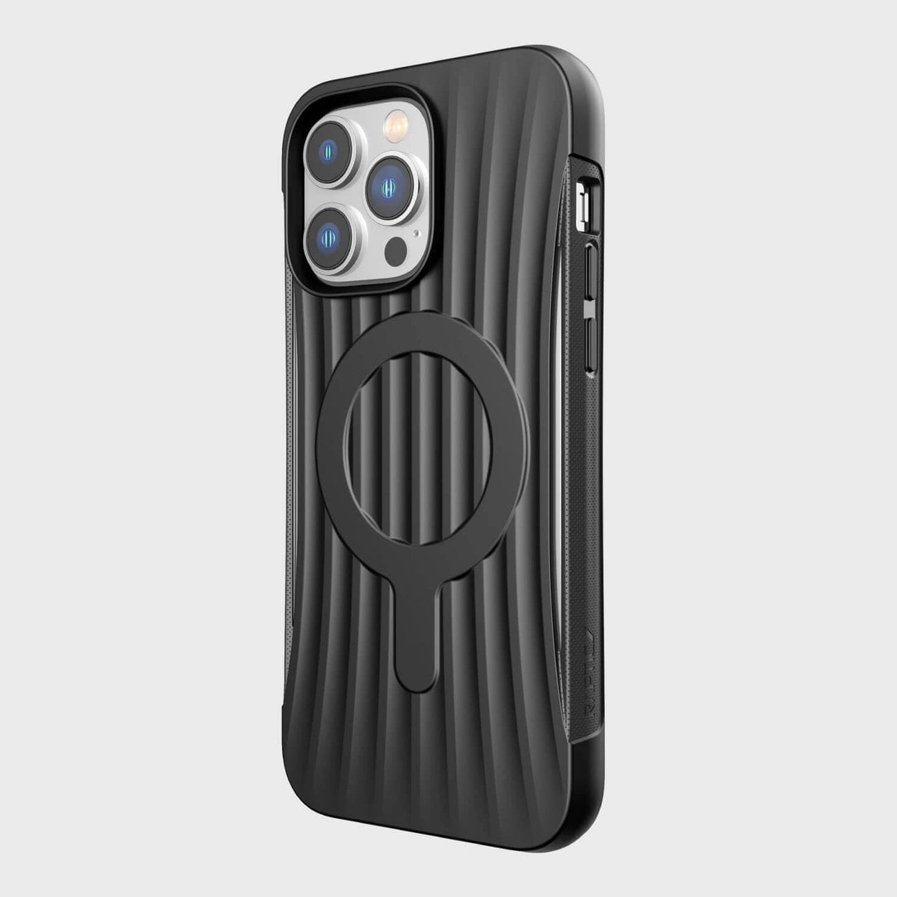 Raptic X-Doria Clutch Case iPhone 14 Pro Max med MagSafe-bagcover sort