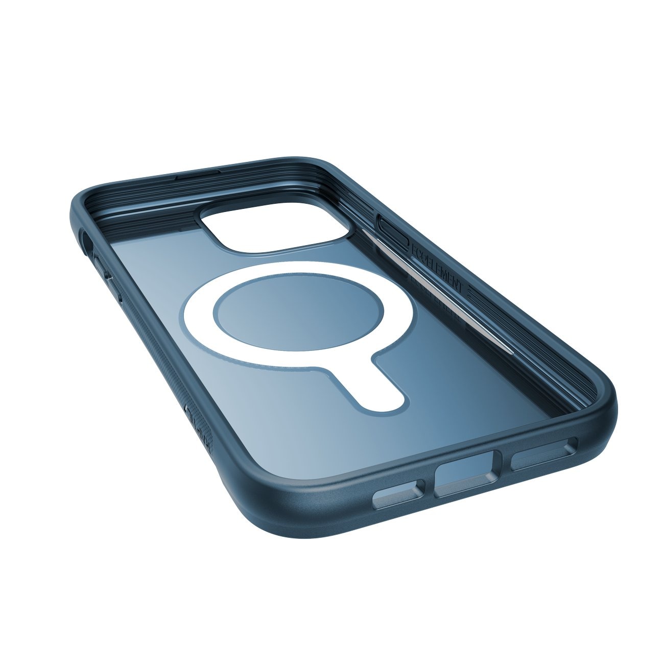 Raptic X-Doria Clutch Case iPhone 14 Pro Max med MagSafe-bagcover blå