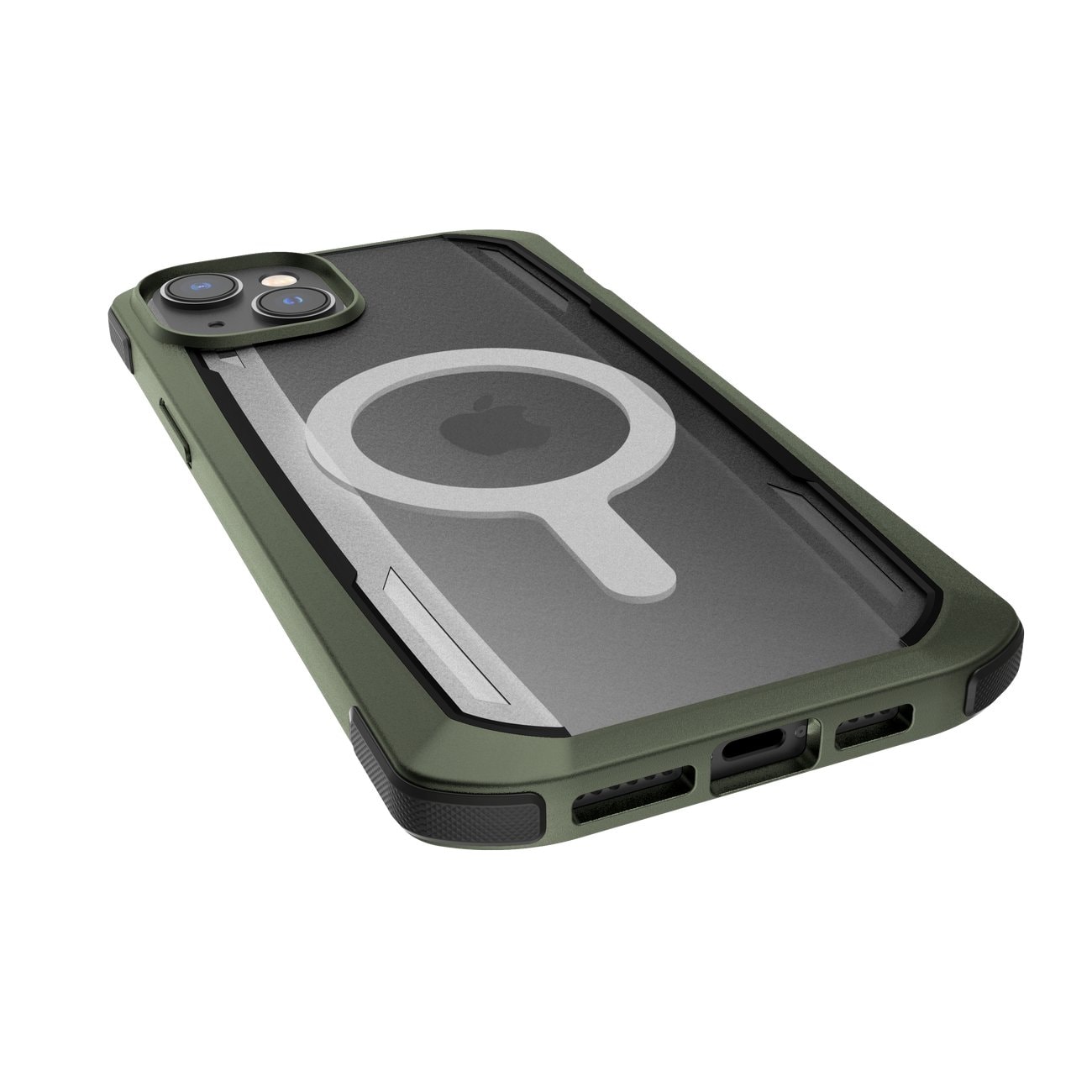 Raptic X-Doria Secure Case iPhone 14 Plus med MagSafe pansret cover grøn