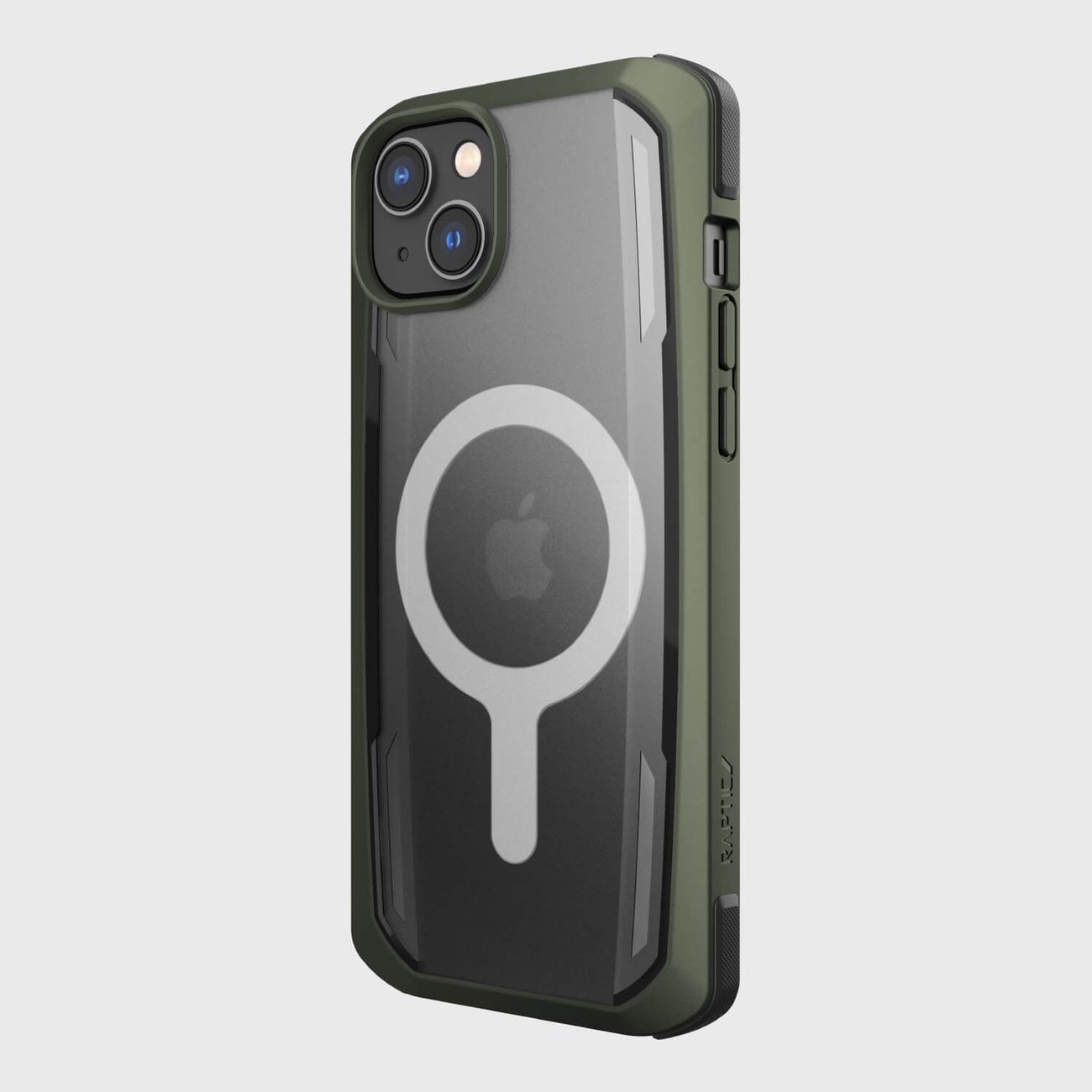 Raptic X-Doria Secure Case iPhone 14 Plus med MagSafe pansret cover grøn