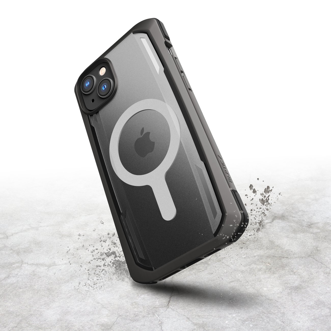 Raptic X-Doria Secure Case til iPhone 14 Pro med MagSafe pansret cover sort