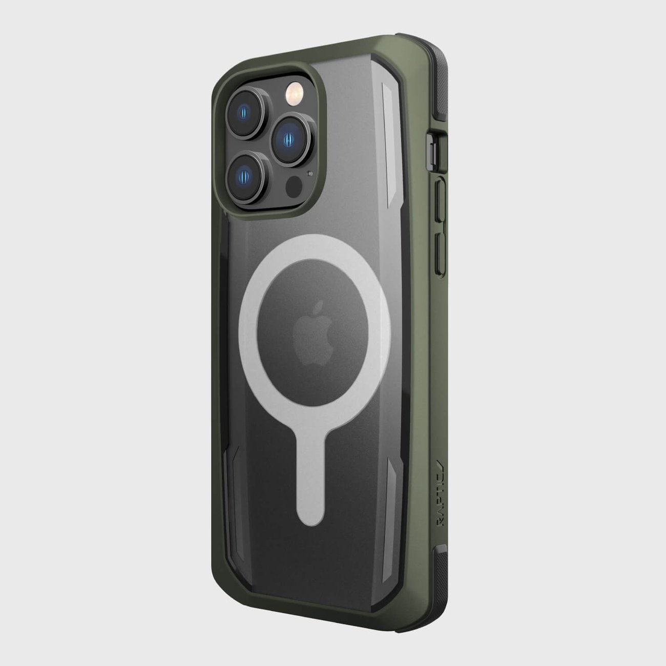 Raptic X-Doria Secure Case iPhone 14 Pro med MagSafe pansret cover grøn