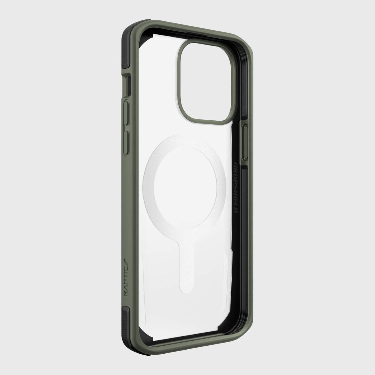Raptic X-Doria Secure Case iPhone 14 Pro med MagSafe pansret cover grøn