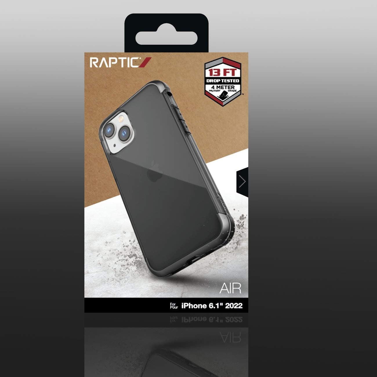 Raptic X-Doria Air Case iPhone 14 pansret cover grå