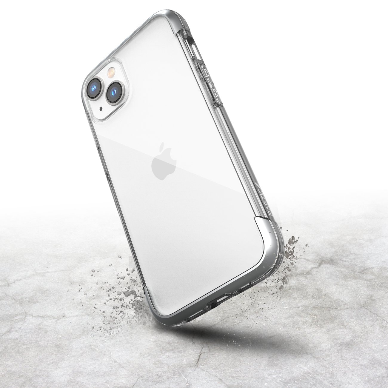 Raptic X-Doria Air Case til iPhone 14 Plus pansret cover sølv
