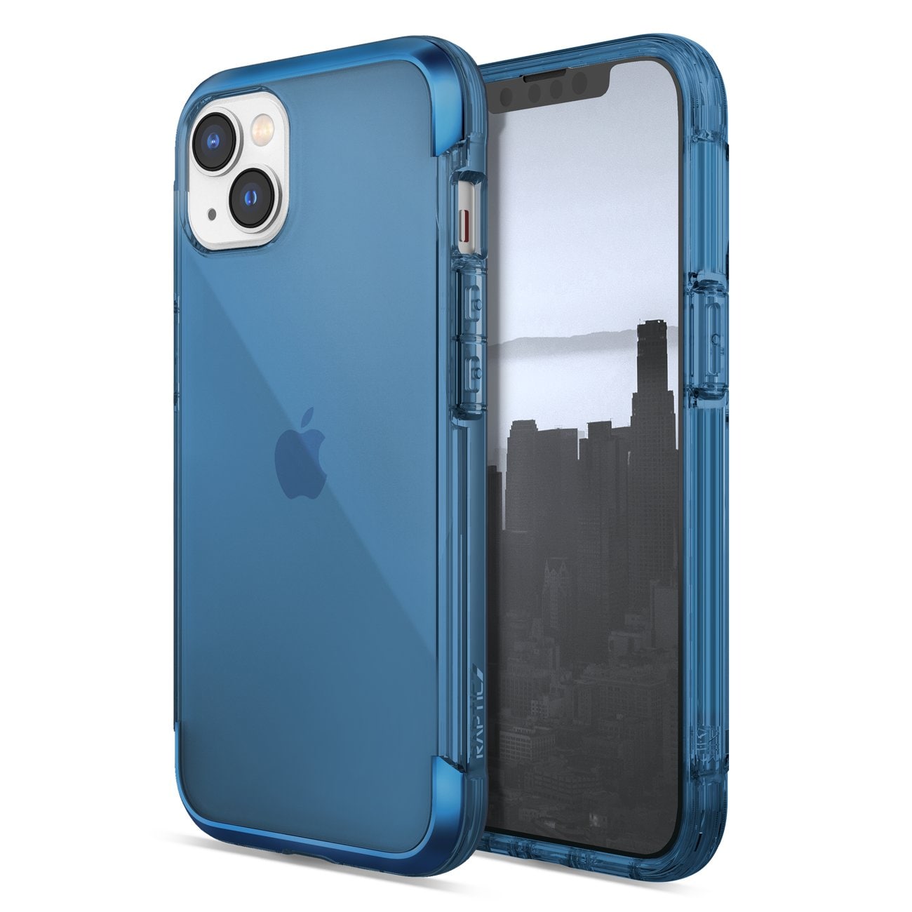 Raptic X-Doria Air Case til iPhone 14 Plus pansret cover blå