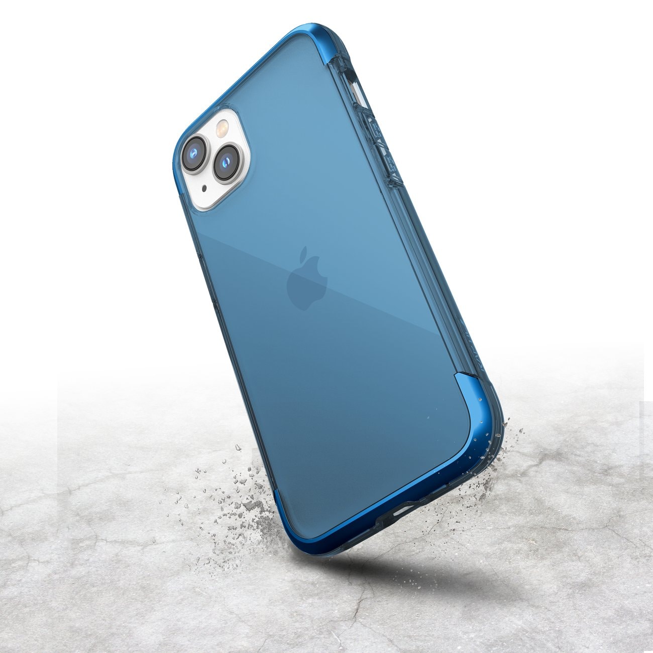 Raptic X-Doria Air Case til iPhone 14 Plus pansret cover blå