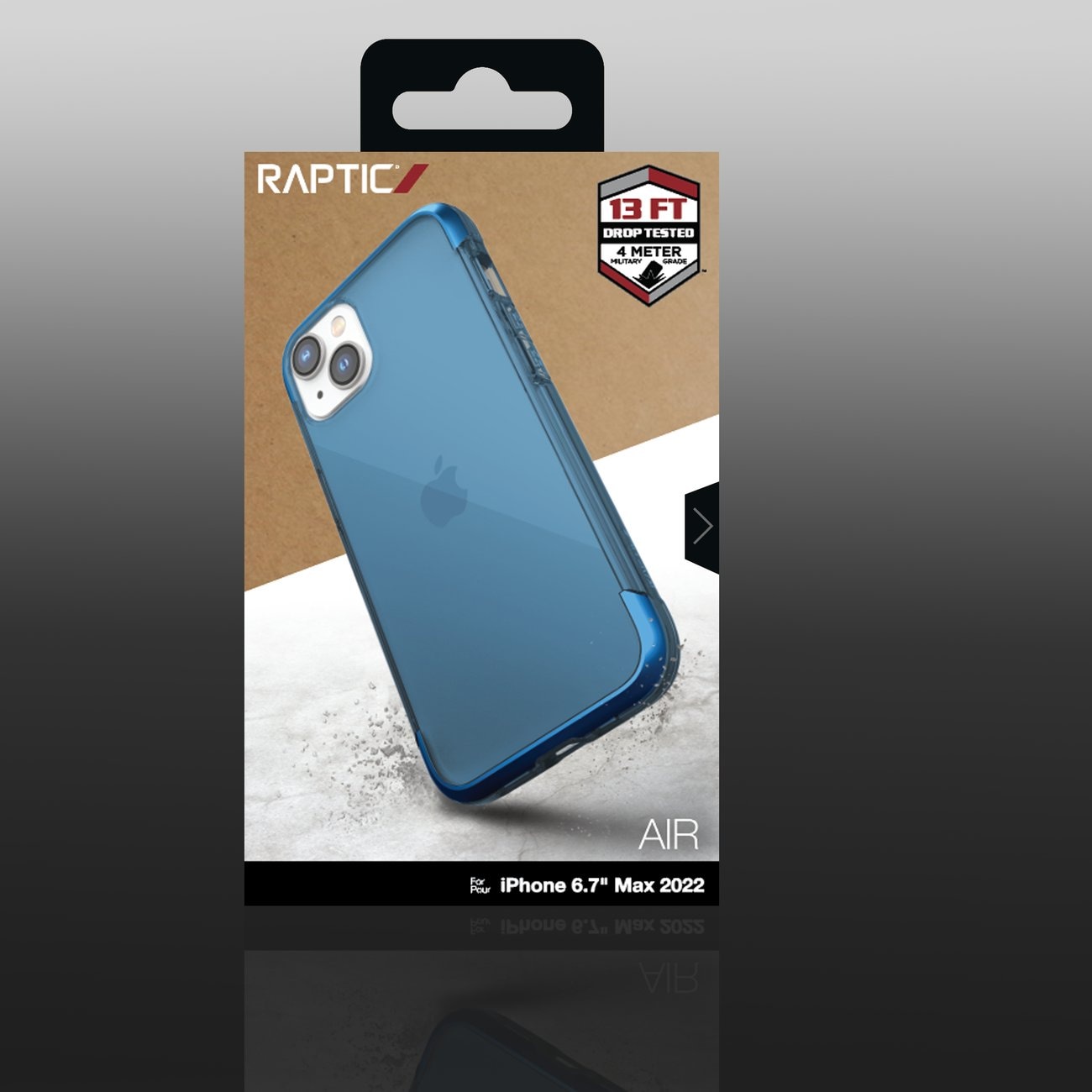 Raptic X-Doria Air Case til iPhone 14 Plus pansret cover blå