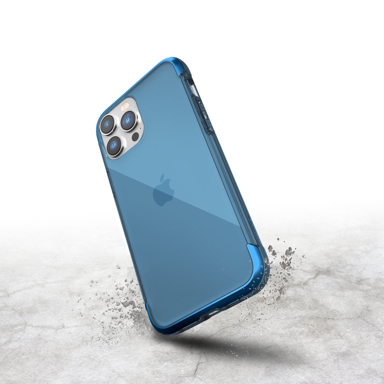 Raptic X-Doria Air Case til iPhone 14 Pro pansret cover blå