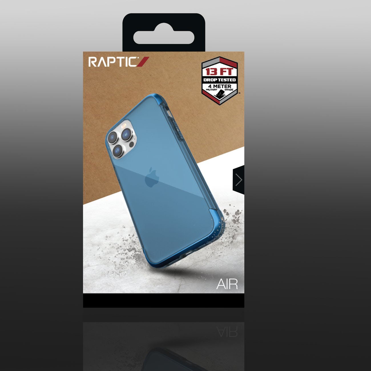 Raptic X-Doria Air Case til iPhone 14 Pro pansret cover blå