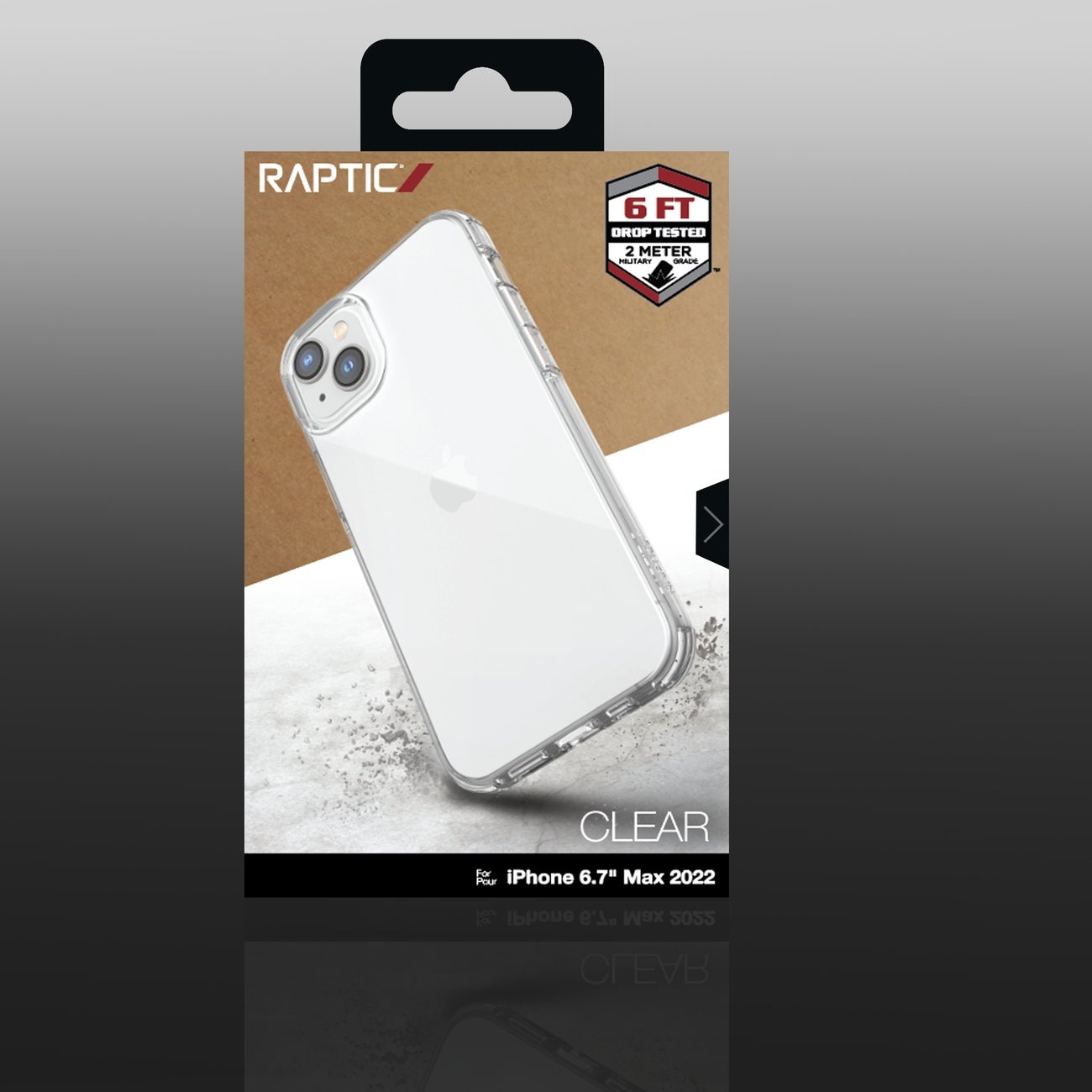 Raptic X-Doria Clear Case iPhone 14 Plus pansret klart cover