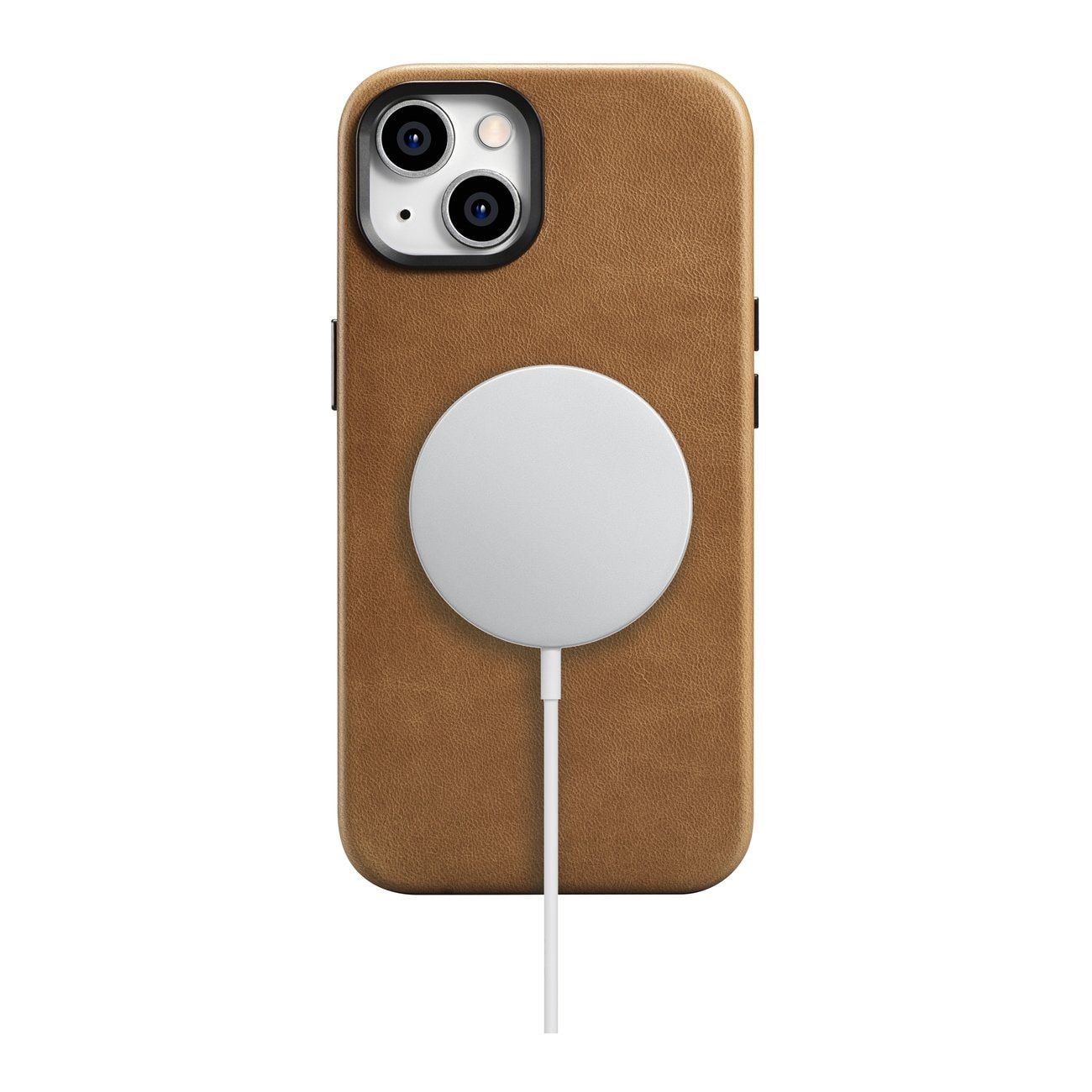 iCarer Premium læderetui til iPhone 14 Plus med MagSafe - Magnetisk, Brun (WMI14220703-TN)