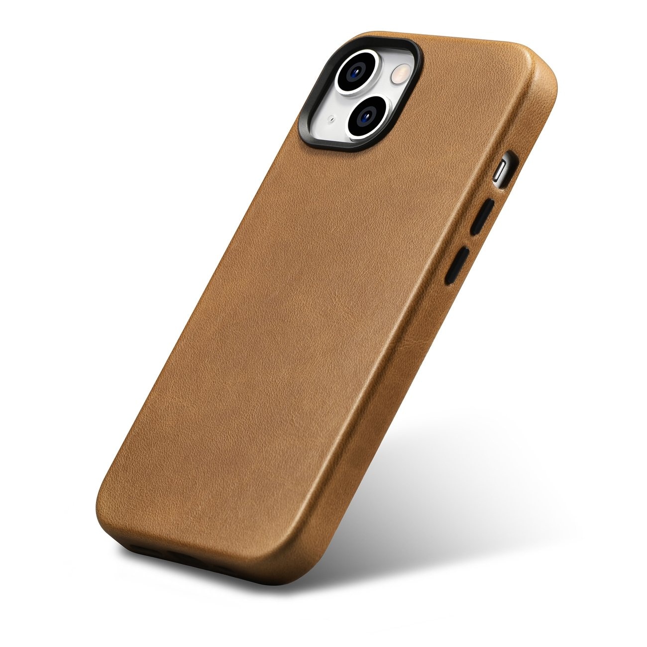 iCarer Premium læderetui til iPhone 14 Plus med MagSafe - Magnetisk, Brun (WMI14220703-TN)
