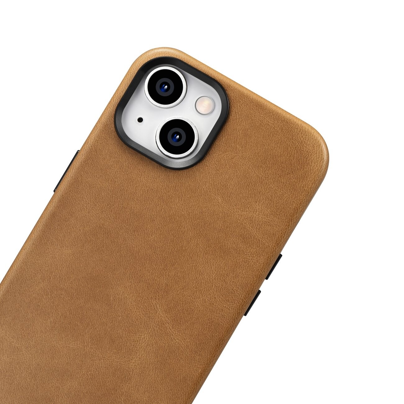 iCarer Premium læderetui til iPhone 14 Plus med MagSafe - Magnetisk, Brun (WMI14220703-TN)
