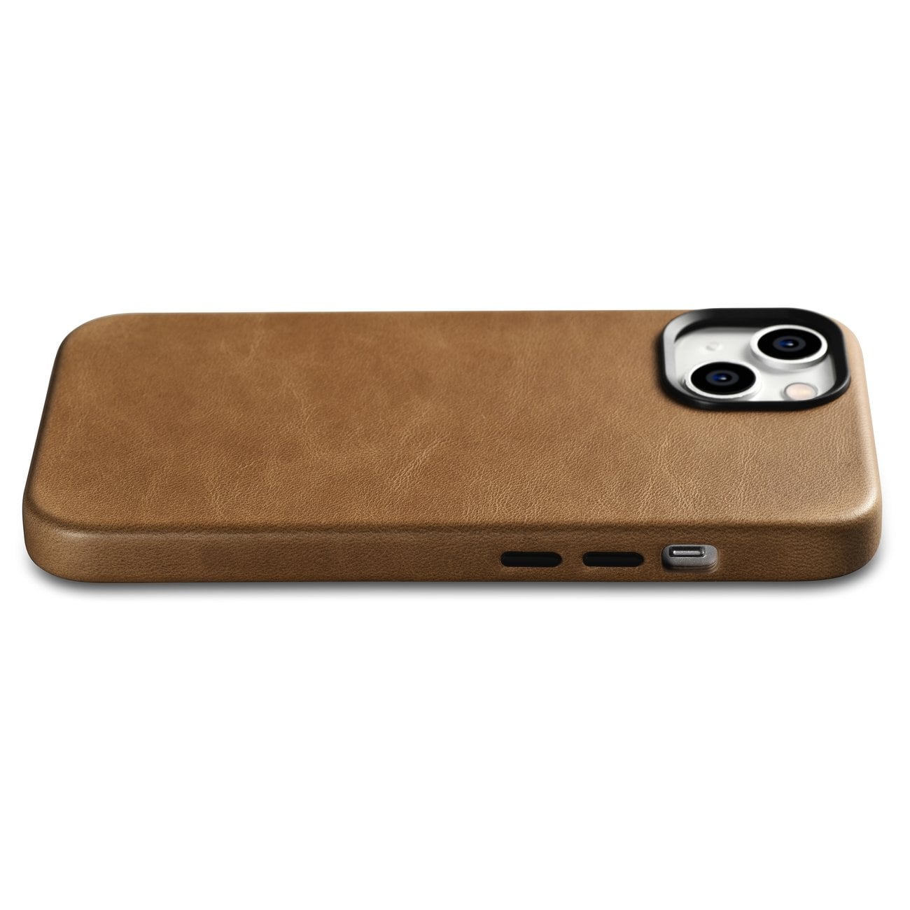 iCarer Premium læderetui til iPhone 14 Plus med MagSafe - Magnetisk, Brun (WMI14220703-TN)