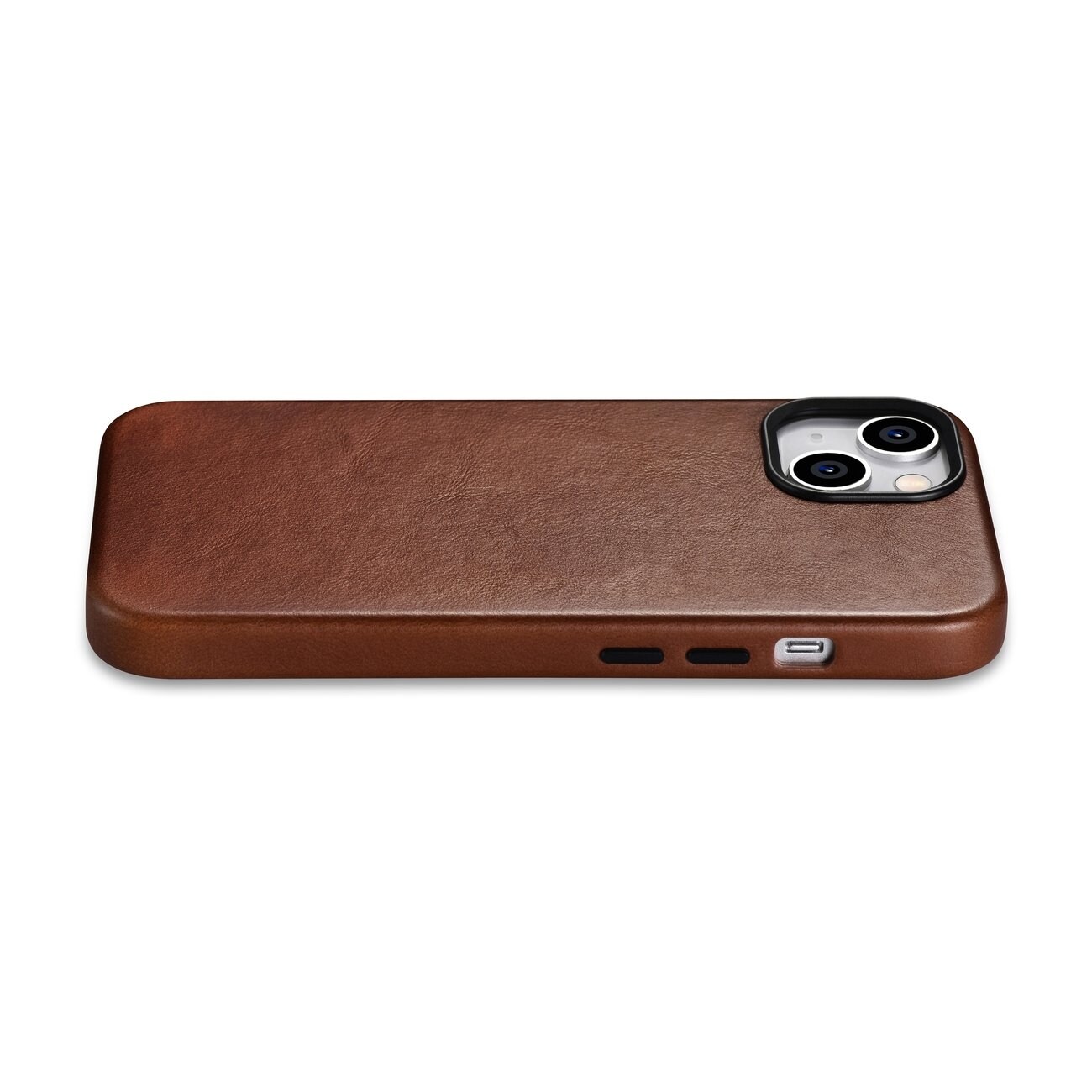 iCarer Oil Wax Premium læderetui iPhone 14 Plus Magnetisk MagSafe Brun (WMI14220703-RB)
