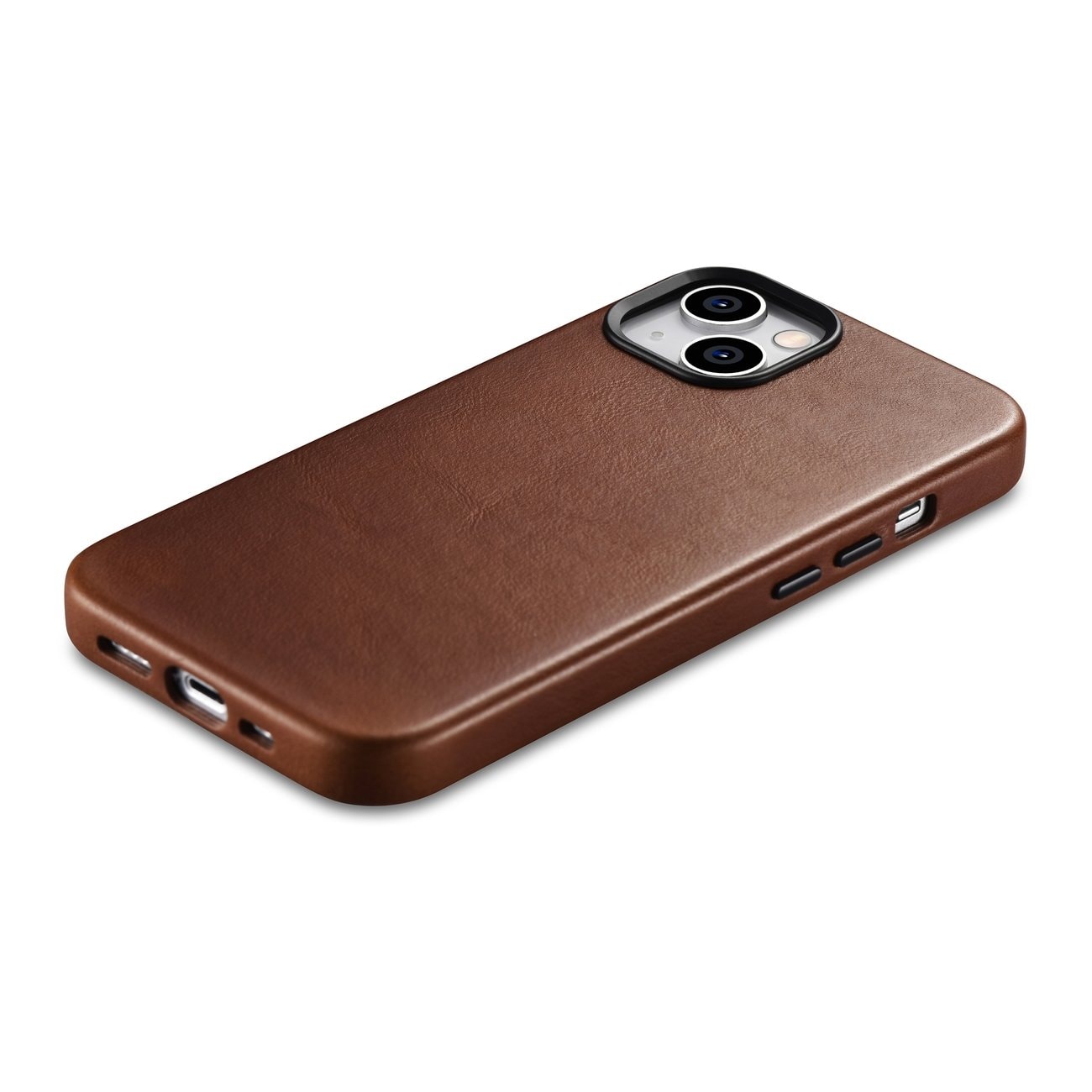 iCarer Oil Wax Premium læderetui iPhone 14 Plus Magnetisk MagSafe Brun (WMI14220703-RB)