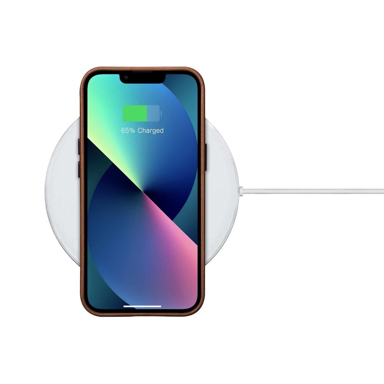iCarer Oil Wax Premium læderetui iPhone 14 Plus Magnetisk MagSafe Brun (WMI14220703-RB)