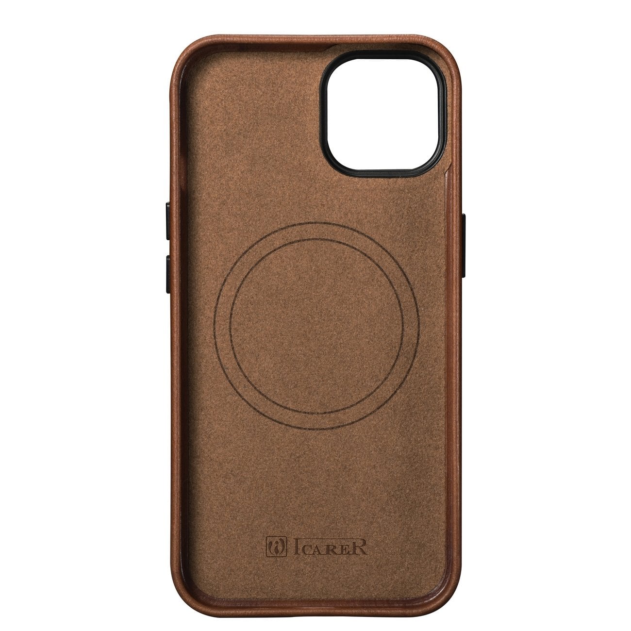 iCarer Oil Wax Premium læderetui iPhone 14 Plus Magnetisk MagSafe Brun (WMI14220703-RB)
