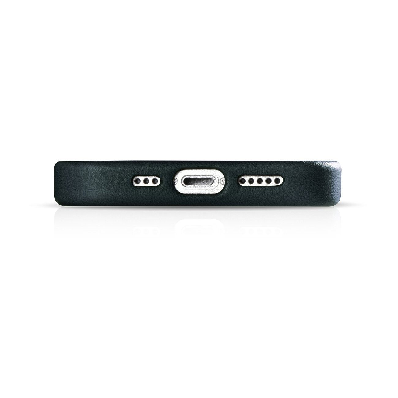 iCarer Oil Wax Premium læderetui til iPhone 14 Plus med MagSafe - mørkeblå (WMI14220703-BU)