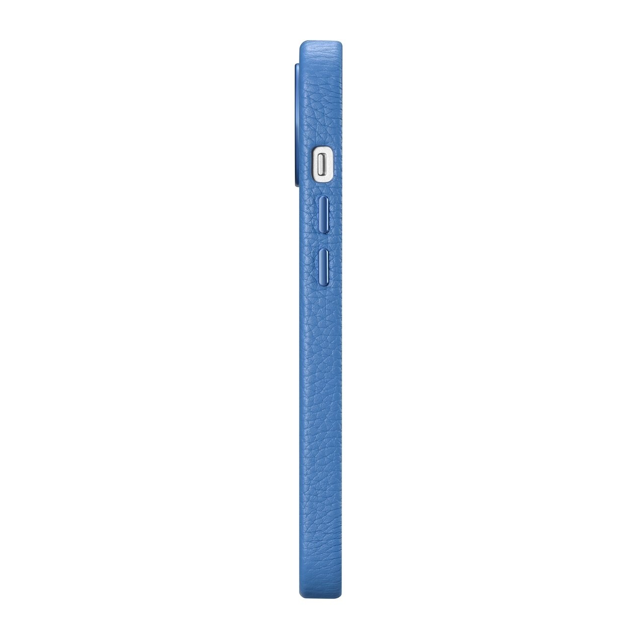 iCarer Litchi Premium læderetui til iPhone 14 Plus Magnetisk MagSafe Lyseblå (WMI14220711-LB)