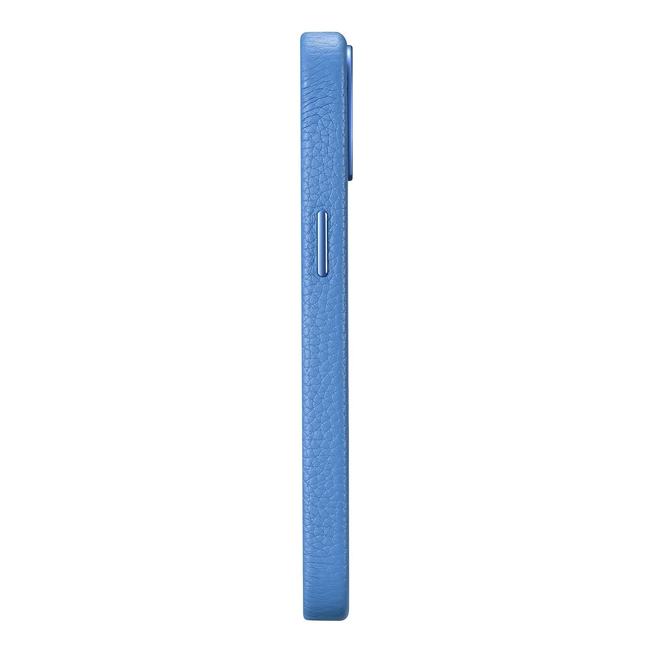 iCarer Litchi Premium læderetui til iPhone 14 Plus Magnetisk MagSafe Lyseblå (WMI14220711-LB)