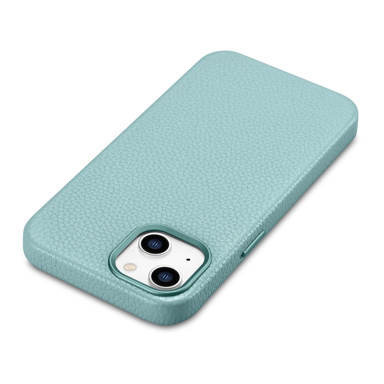 iCarer Litchi Premium magnetisk læderetui til iPhone 14 Plus med MagSafe - Green (WMI14220711-GN)