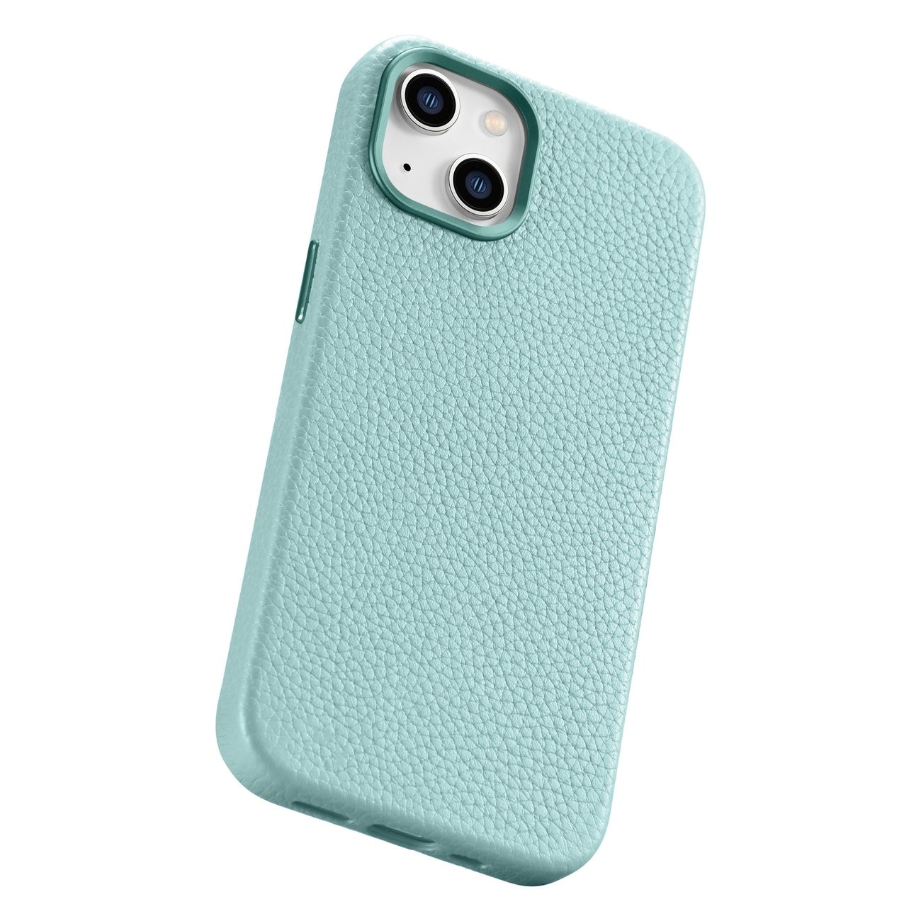 iCarer Litchi Premium magnetisk læderetui til iPhone 14 Plus med MagSafe - Green (WMI14220711-GN)