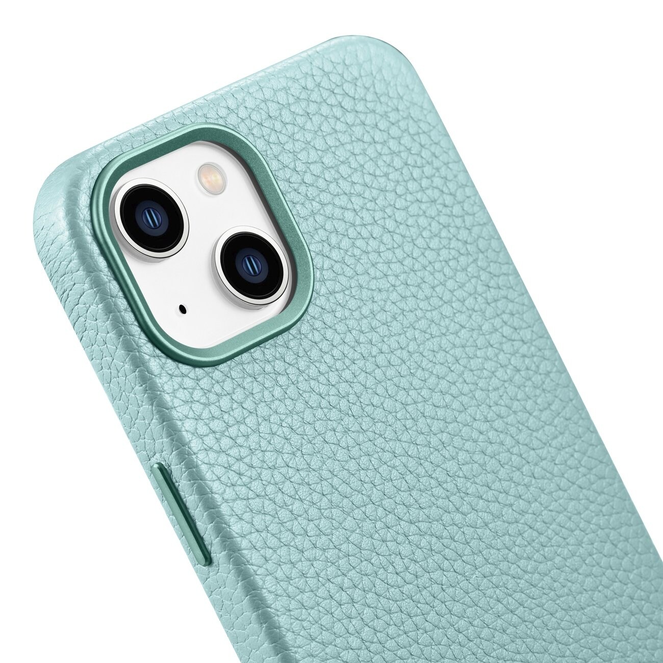 iCarer Litchi Premium magnetisk læderetui til iPhone 14 Plus med MagSafe - Green (WMI14220711-GN)
