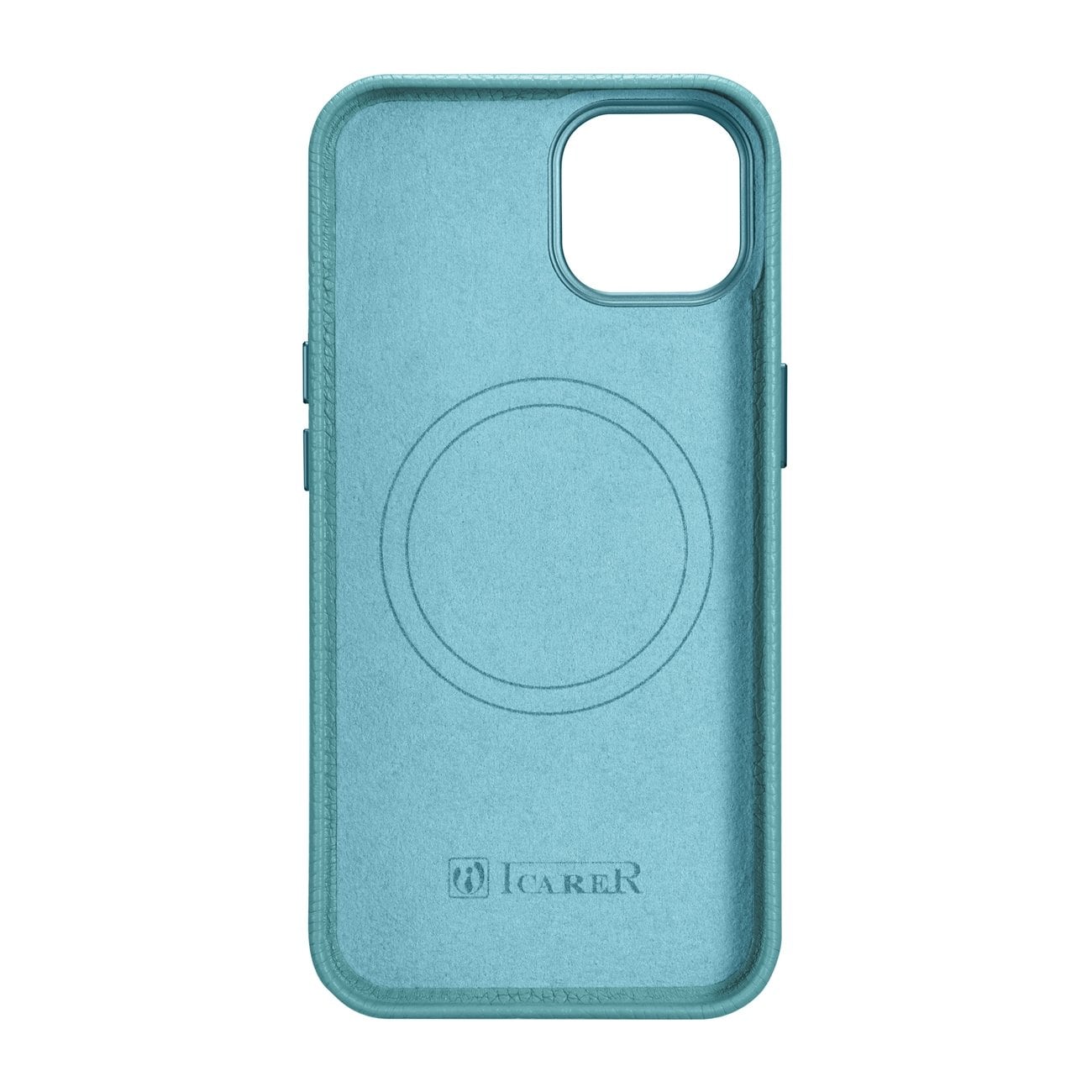 iCarer Litchi Premium magnetisk læderetui til iPhone 14 Plus med MagSafe - Green (WMI14220711-GN)