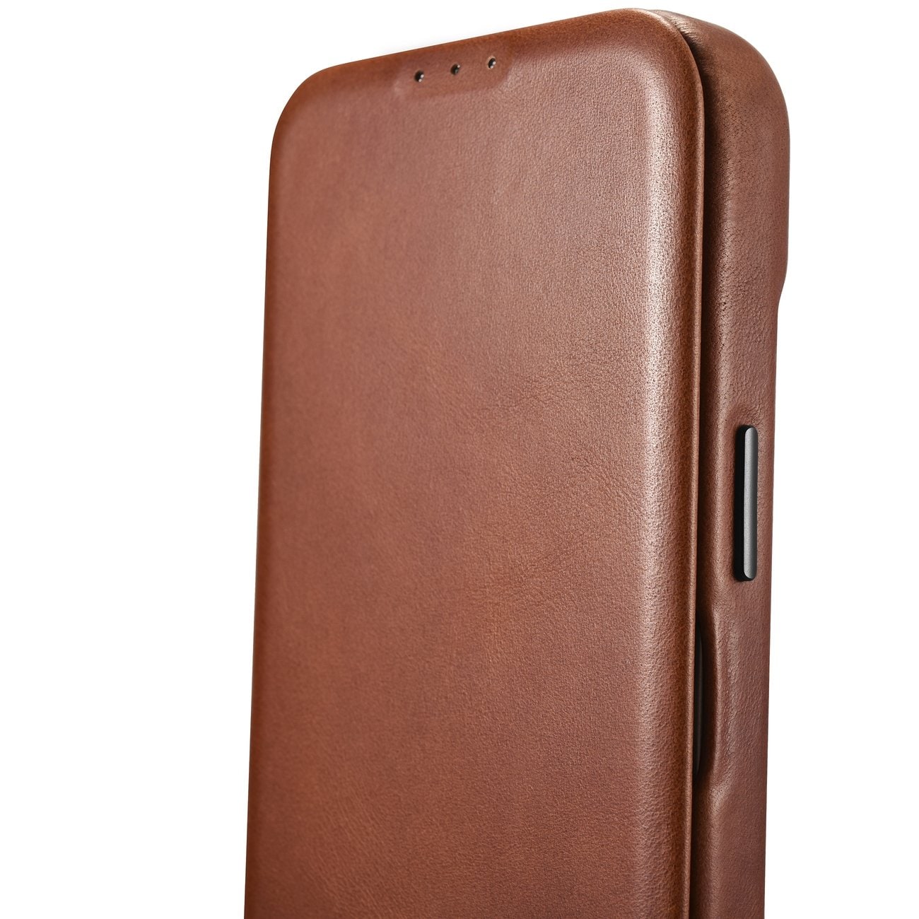 iCarer CE Oil Wax Leather Folio Case iPhone 14 Plus MagSafe Flip Etui Brown (AKI14220707-BN)