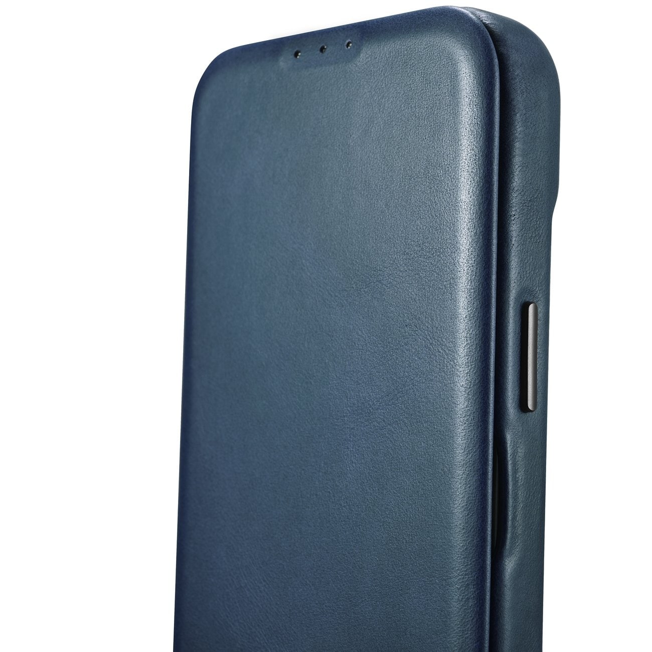 iCarer CE Oil Wax Leather Folio Case iPhone 14 Plus MagSafe Flip Etui Blue (AKI14220707-BU)