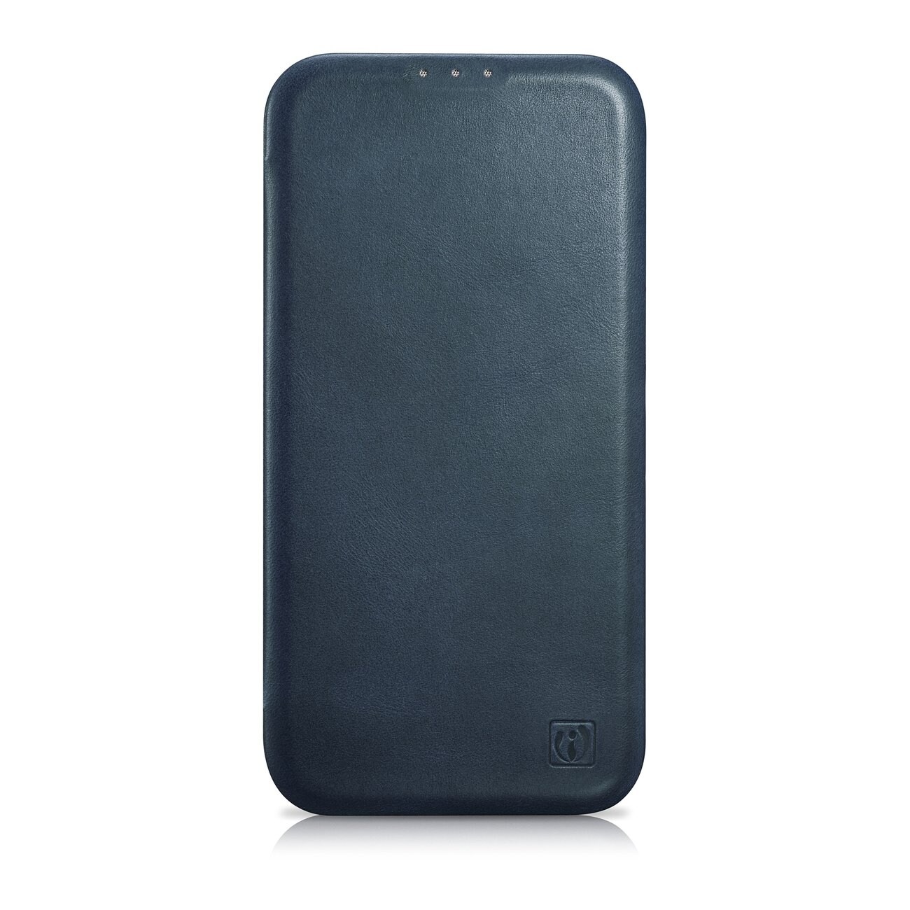 iCarer CE Oil Wax Leather Folio Case iPhone 14 Plus MagSafe Flip Etui Blue (AKI14220707-BU)
